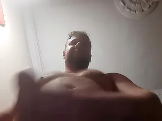 Russian man jerks off with dirty talk and cums right in the camera