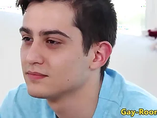 Auditioning twink blows his agent