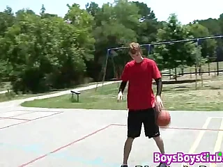 blacks on boys well-pleased interracial bareback fuck movie 18