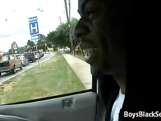 Interracial Naughty Gay Sex in Hardcore Video 17